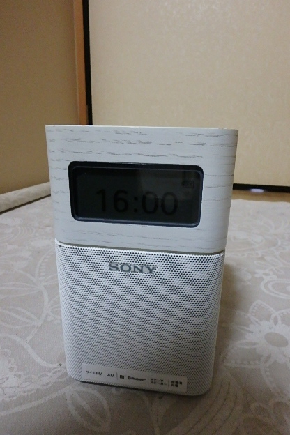 SONY ワイドFM／AM ホームラジオ 白 SRFーV1BT ♥♥SONY ワイドFM