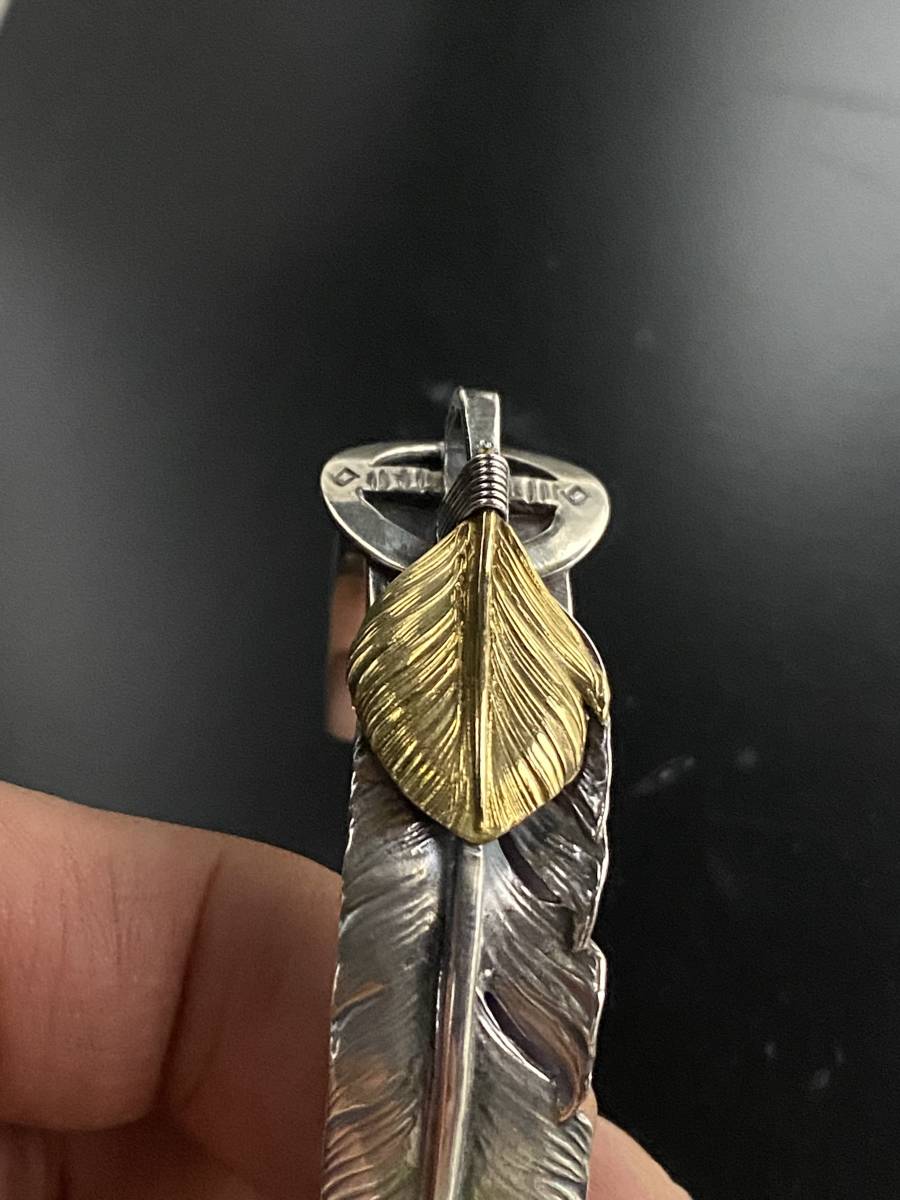 ベビーグッズも大集合 ゴローズ Goro S 上金特大フェザー バングル Mサイズ 美品 Www Us Immigrationvisa Com