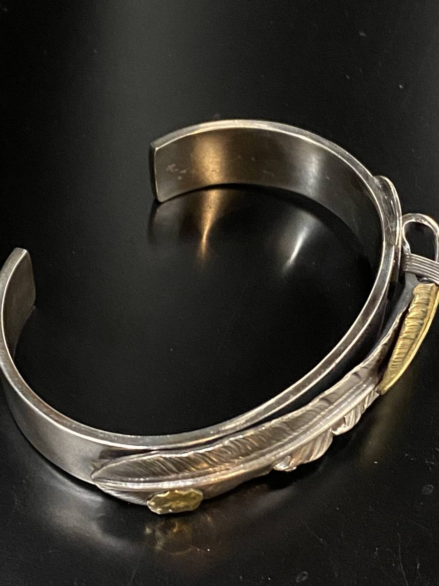 史上最も激安 ゴローズ Goro S 上金特大フェザー バングル Mサイズ 美品 Www Us Immigrationvisa Com