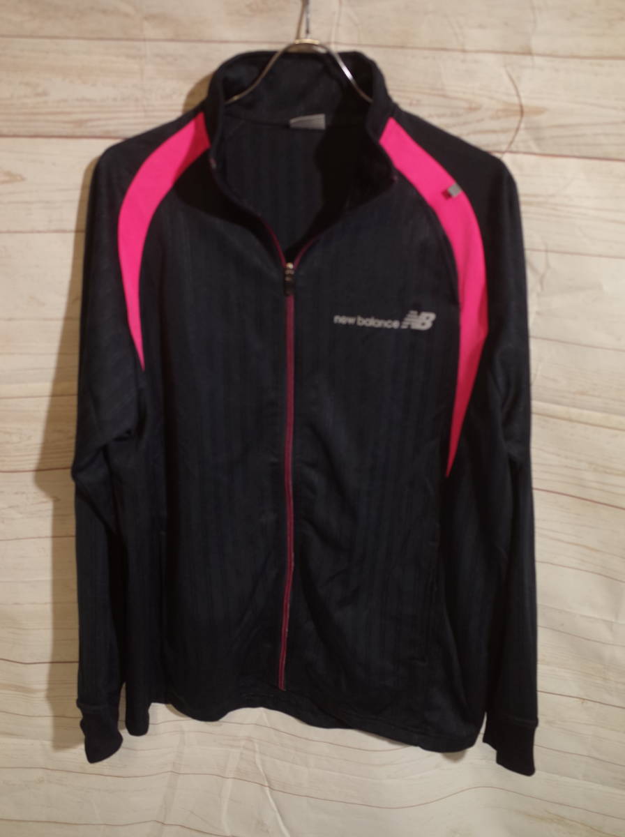 Pc489 メンズ pc489 ニューバランス new balance ジップアップ トラックトップ ジャージ ジャケット LL 紺/ピンク(ジャージ ...