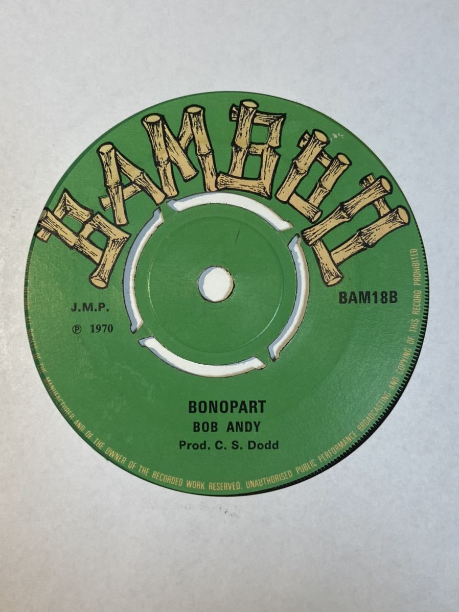 赤字超特価，品質保証 EARLY REGGAE/// BONOPART - BOB ANDY / POISON IVY - SOUND DIMENSION BAMBOO STUDIO ONE 1 COXSONE / UK ORIG(スカ)｜売買されたオークション情報、yahooの商品情報をアーカイブ公開 - オークファン スカ