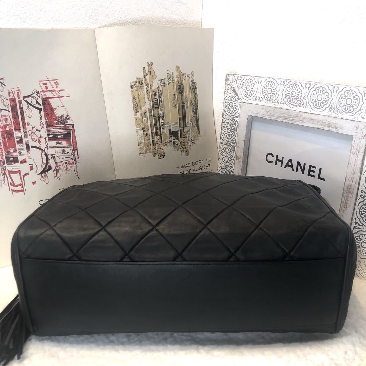 美品☆希少☆シャネルCHANEL フリンジマトラッセ ココマーク 