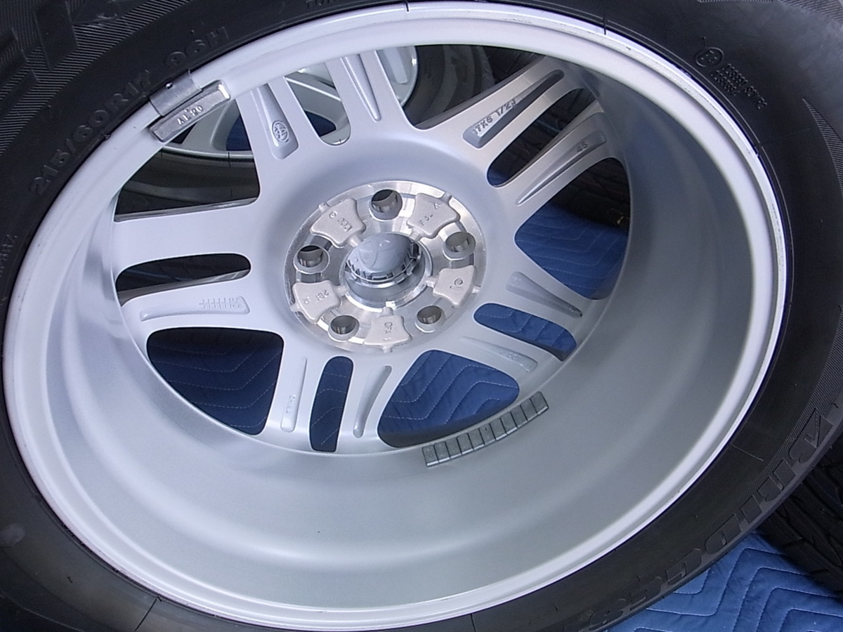 トヨタ 純正 ブリヂストン 17インチ ホイール4本セット 新車外し トヨタ 純正 ブリヂストン 17インチ ホイール4本セット 新車外し