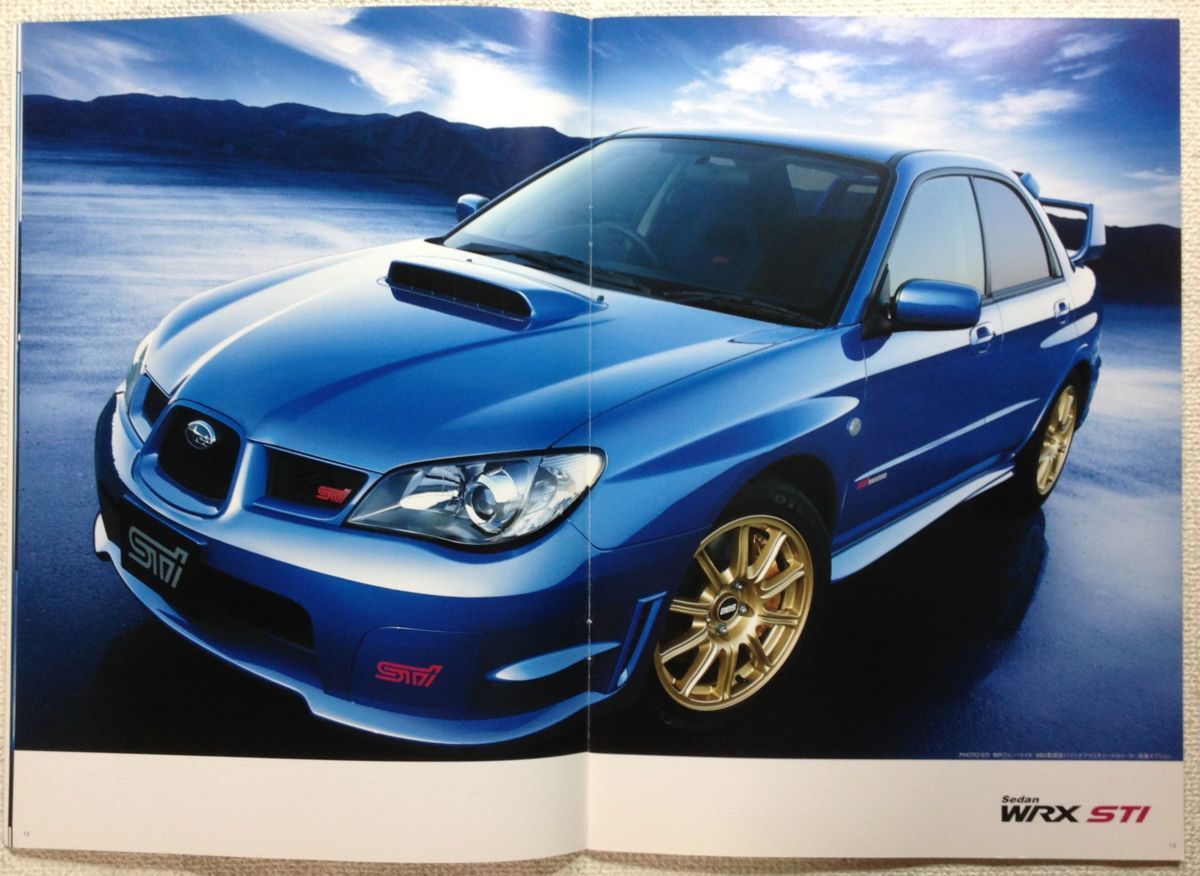 旧車 05年 スバル インプレッサ 特別仕様車 Wrx Sti Spec C Type Ra 350台限定 等カタログ 6点セット Ta Gda Gh Gdb等 スバル 売買されたオークション情報 Yahooの商品情報をアーカイブ公開 オークファン Aucfan Com