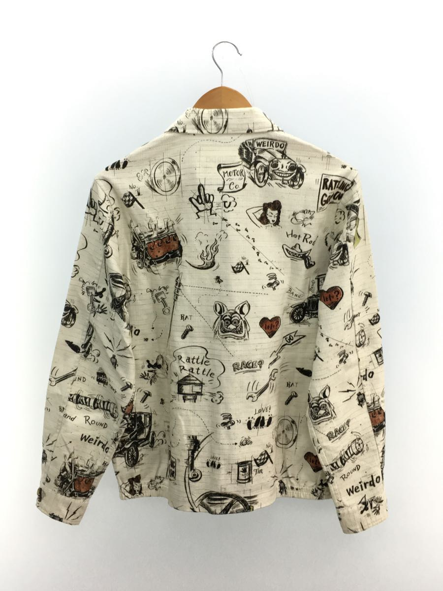 WEIRDO◆15AW/Scribbled Jacket/ジャケット/M/コットン