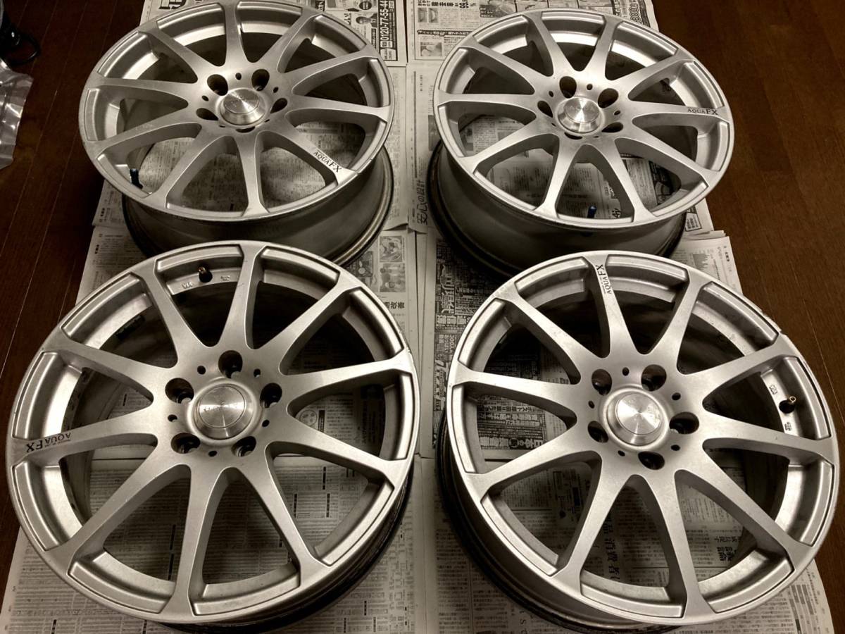 I JAK AQUA FX 17インチ アルミホイール 4本セット 17x7JJ +53 5H 