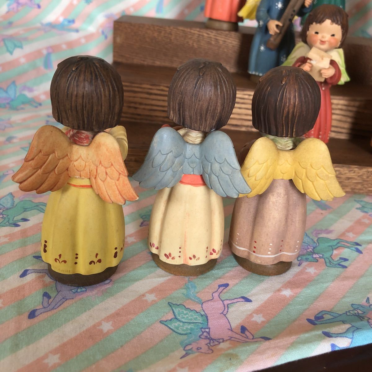 anri ANRI アンリ イタリア 木製 天使 音楽隊 楽器 貴重 レア レトロ