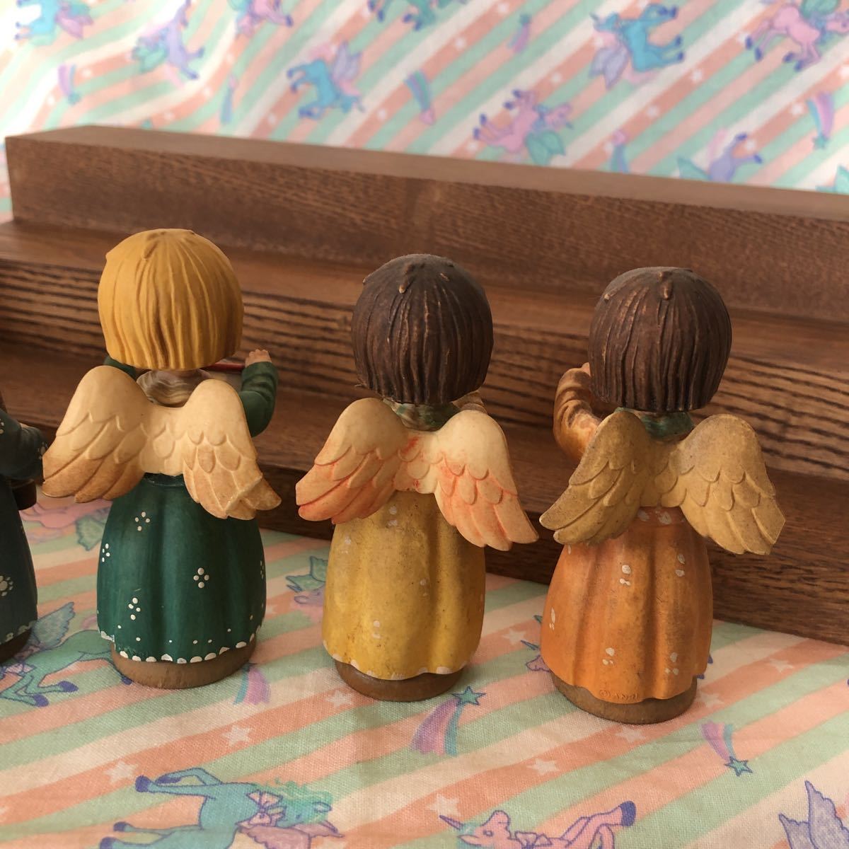 anri ANRI アンリ イタリア 木製 天使 音楽隊 楽器 貴重 レア レトロ