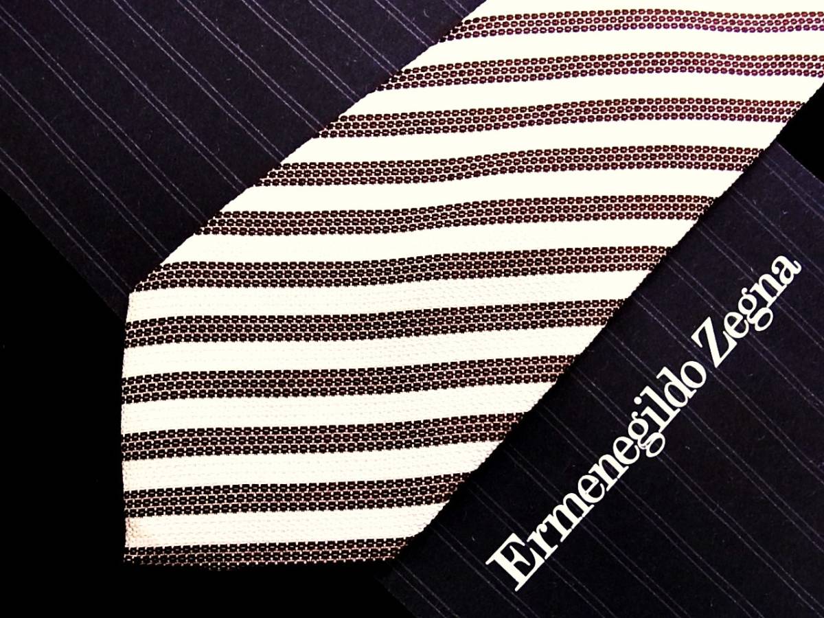 *:.*:【新品N】2875 【Zegna】ゼニア【ストライプ】ネクタイ