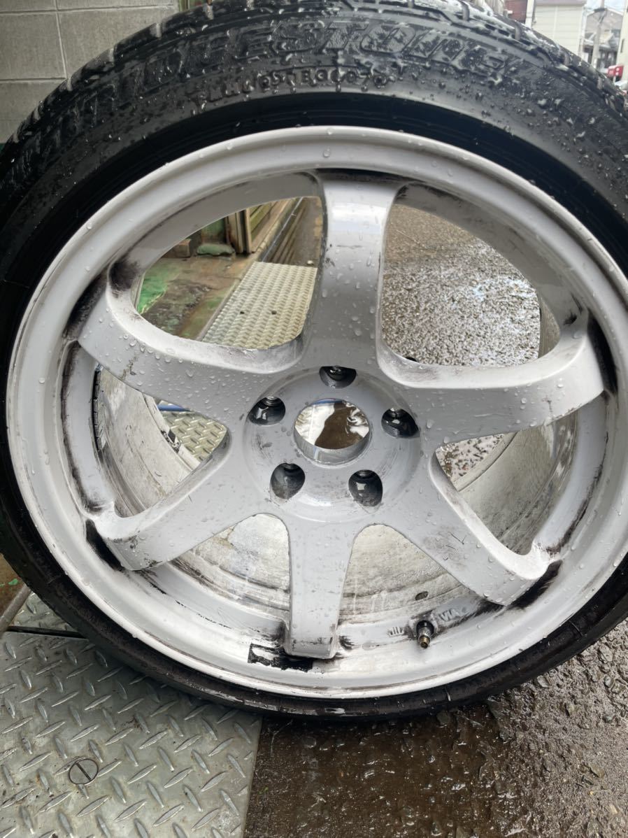 メーカー不明 te37風 17 114.3 9j オフセット不明 12～20の間 タイヤ 
