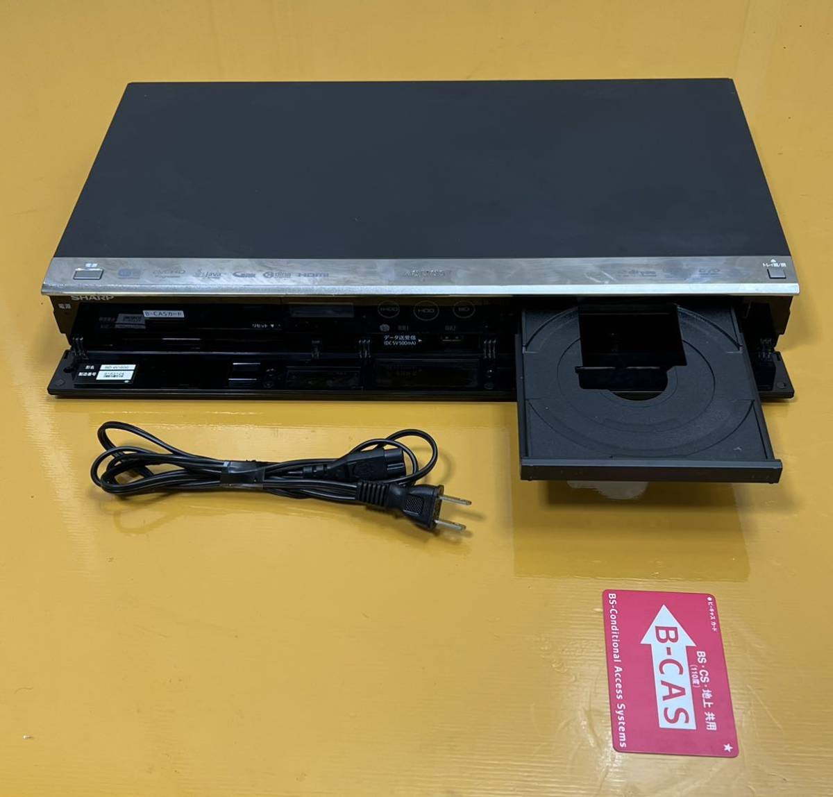 シャープ/SHARP/AQUOS/HDD/BDレコーダー 【 BD-W1600 】2014年式 SHARP AQUOS 500GB ブルーレイレコーダー｢BD-S550｣動作品 BDレコーダー☆BD-W550☆リモコン付 500GB☆15年☆シャープ&frasl;SHARP&frasl;AQUOS☆HDD&frasl;BDレコーダー☆BD