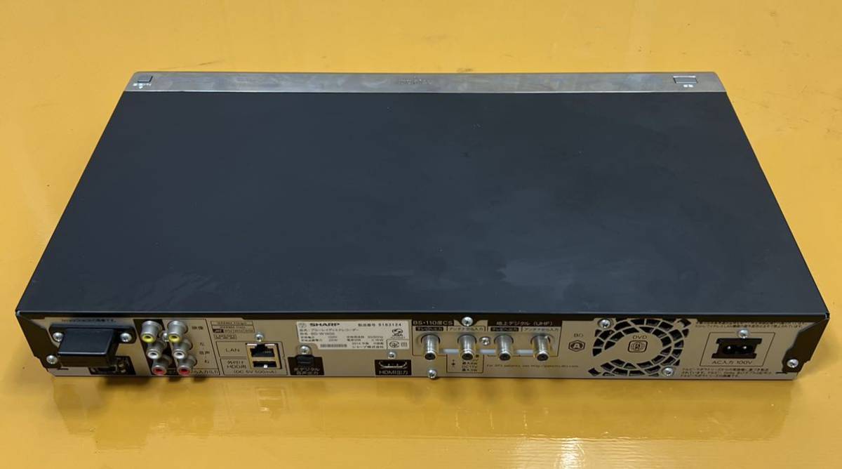 シャープ/SHARP/AQUOS/HDD/BDレコーダー 【 BD-W1600 】2014年式 SHARP AQUOS 500GB ブルーレイレコーダー｢BD-S550｣動作品 BDレコーダー☆BD-W550☆リモコン付 500GB☆15年☆シャープ&frasl;SHARP&frasl;AQUOS☆HDD&frasl;BDレコーダー☆BD