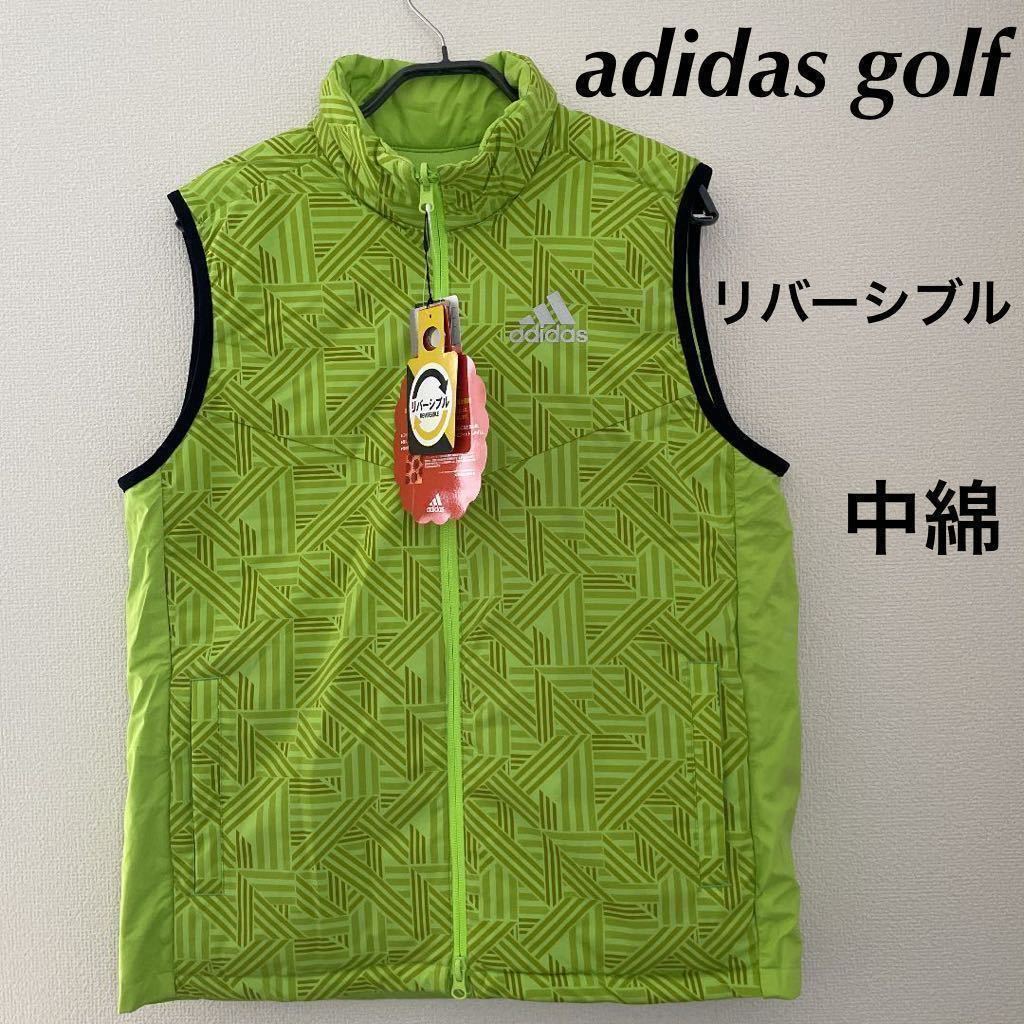 定番人気，2026 L / 定価16500円/adidas golf/アディダス/ゴルフ/秋冬/メンズ/中綿ベスト/リバーシブル/防風 撥水 遠赤外線発熱(ベスト)｜売買されたオークション情報、yahooの商品情報をアーカイブ公開 - オークフ ベスト