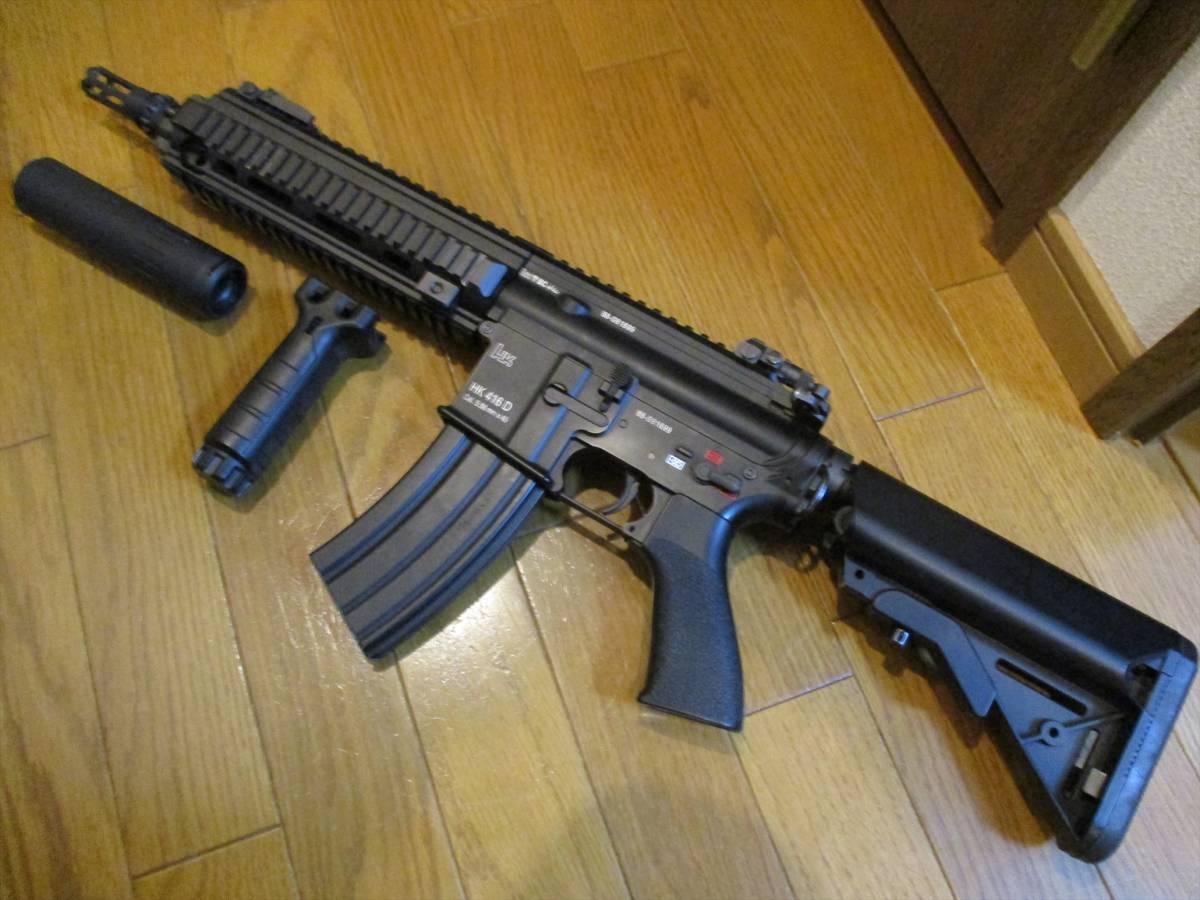 東京マルイ 次世代HK416 デブグルカスタム SBD取り付け 電動ガン 