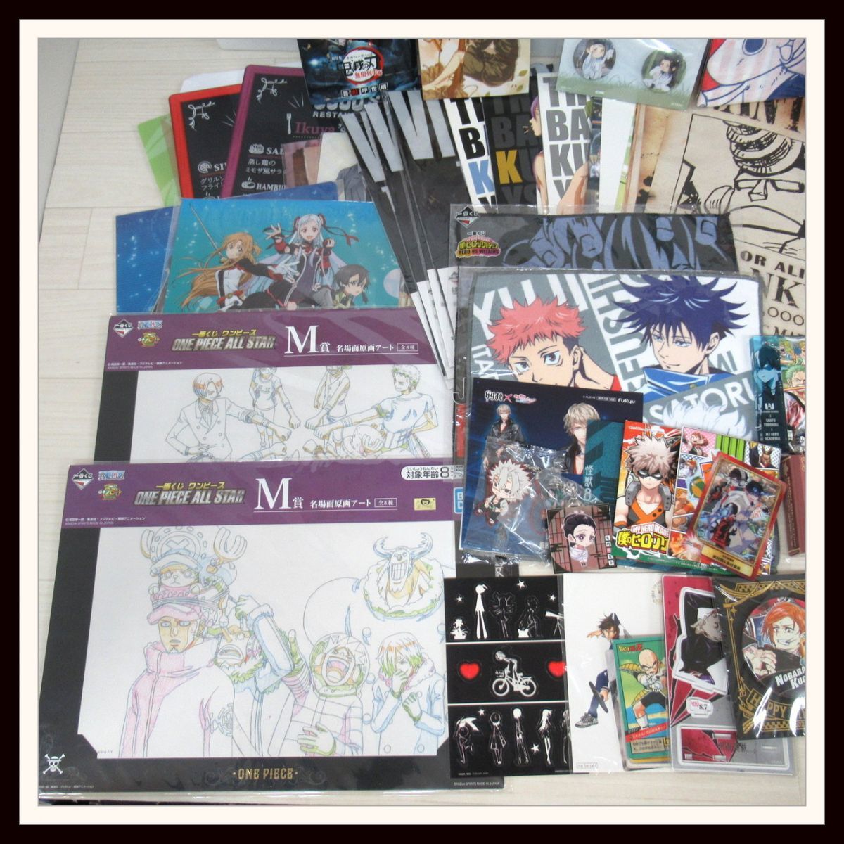 アニメ 漫画 グッズ おまとめセット 呪術廻戦 ワンピース ヒロアカ ジョジョ 進撃の巨人 ソードアートオンライン 黒バス 他 Q4 Sx コミック アニメグッズ 売買されたオークション情報 Yahooの商品情報をアーカイブ公開 オークファン Aucfan Com