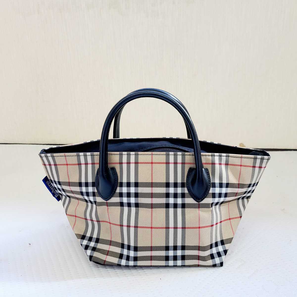 BURBERRY バーバリー ノバチェック ハンド バッグ ハンドバッグ トート 