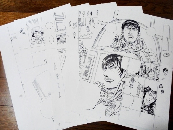 定番，SALE 長谷川哲也 直筆原稿 5枚 ナポレオン覇道進撃 原画(サイン、直筆画)｜売買されたオークション情報、yahooの商品情報をアーカイブ公開 - オークファン サイン、直筆画
