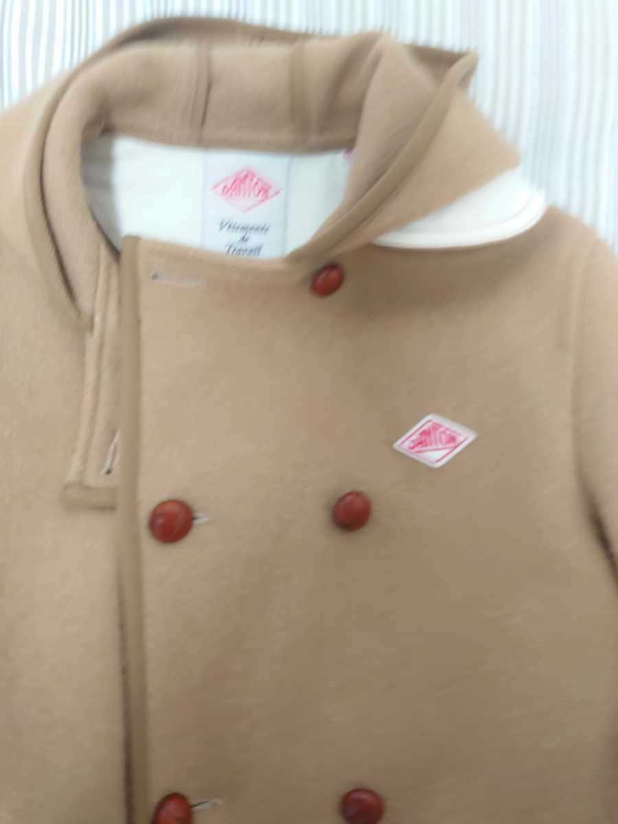 着用数回DANTON ウールモッサシングルコート 丸襟タイプ サイズ
