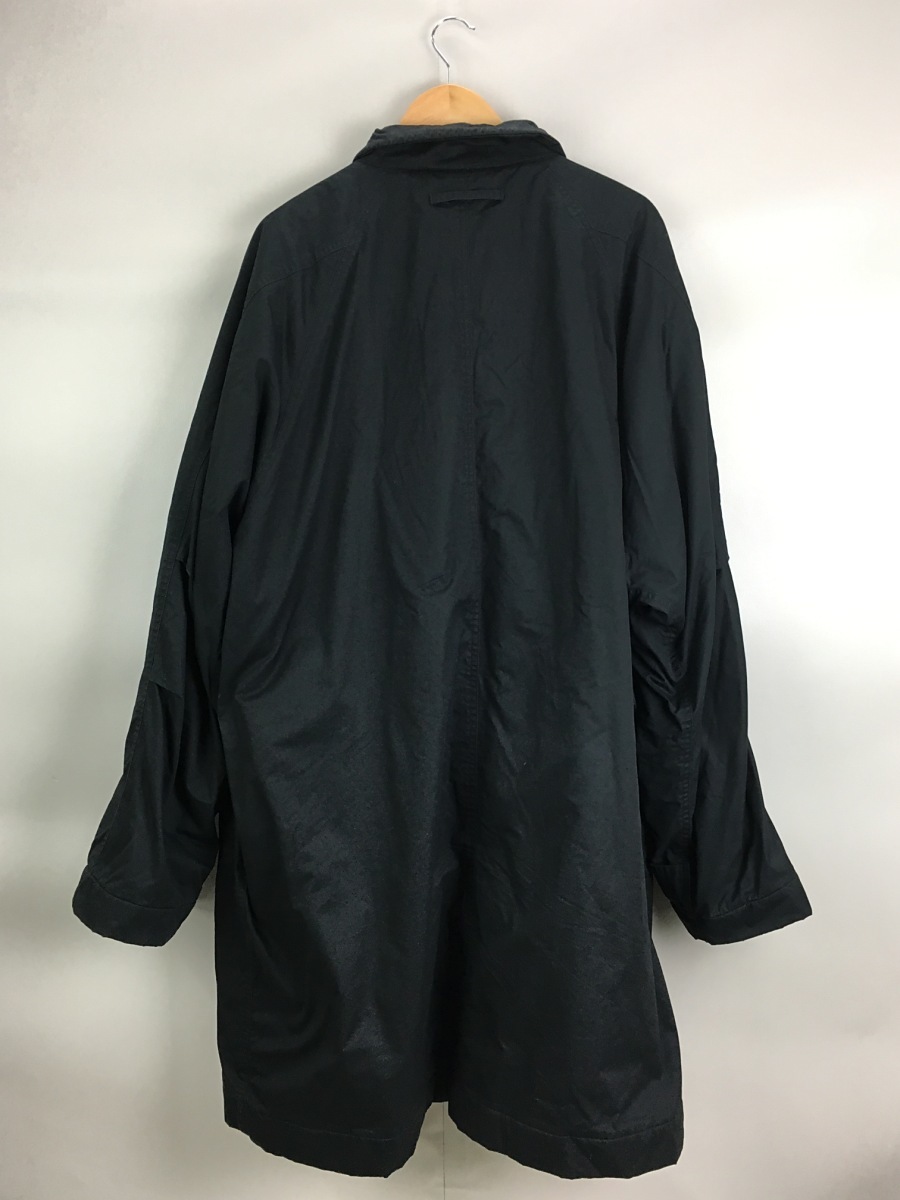 HUMIS◆ミリタリージャケット/L/コットン/ブラック/M-CO1001/MILITARY RAGRAN OVER COAT