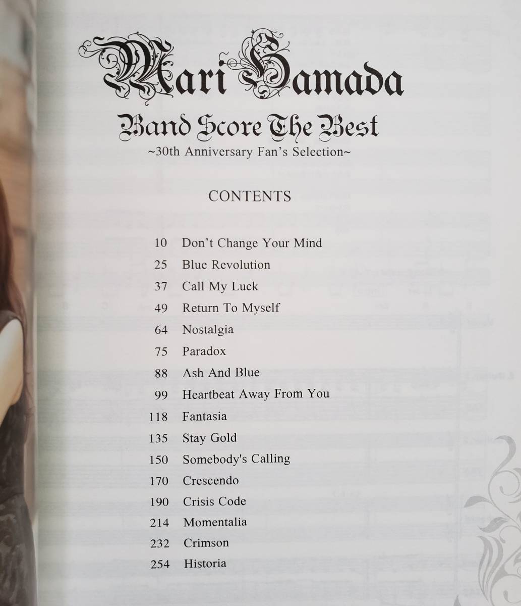 Anniversary The Best Score 浜田麻里 Fan's Band ~30th Selection~ &frasl; Tour Hamada Live zaa-604♪浜田麻里 (バンド・スコア) ~