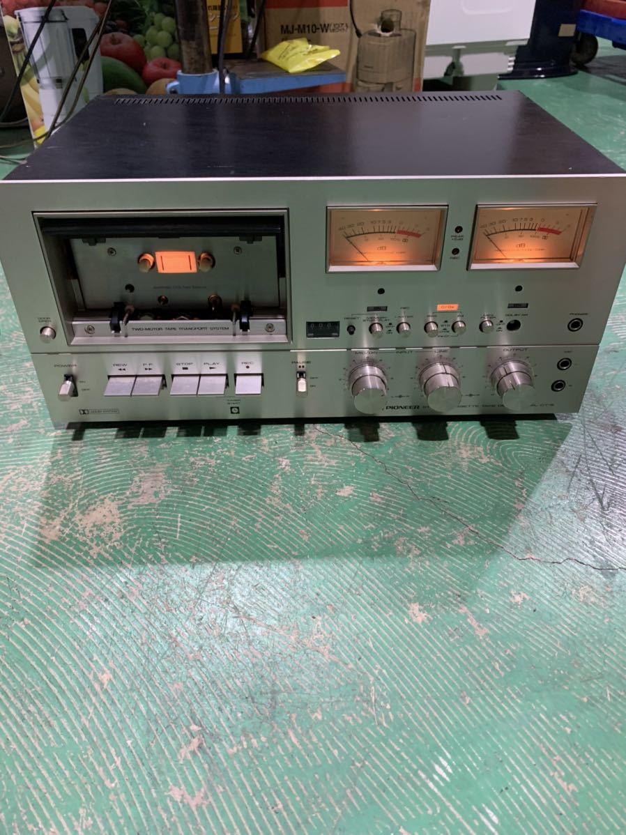 PIONEER パイオニア CT-9 カセットデッキ 当時物 昭和レトロ
