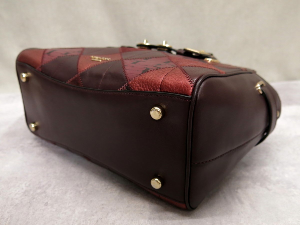 超美品○COACH コーチ○F55666○ブレイク キャリオール パッチワーク 