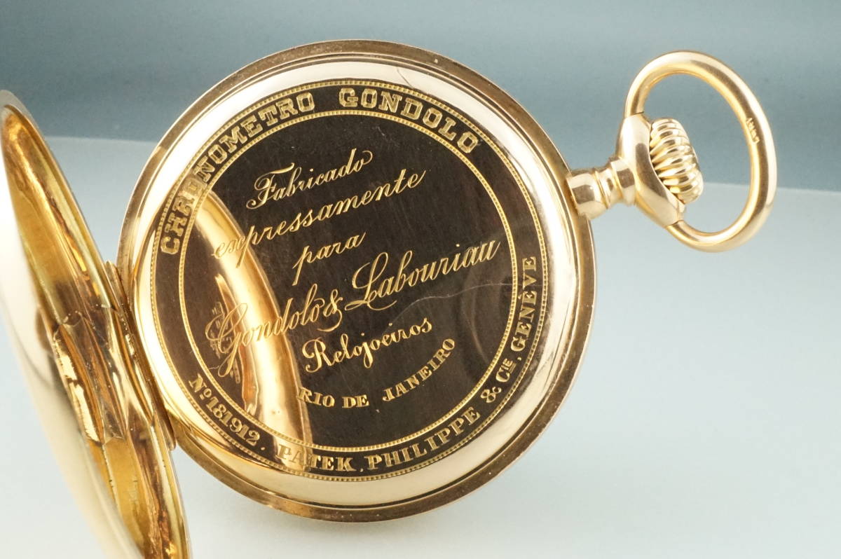 パテックフィリップ クロノメトロ ゴンドーロ　PG 18金無垢 cal.21?　手巻き 懐中時計　PATEK PHILIPPE CHRONOMETRO GONDOLO　アンティーク_5