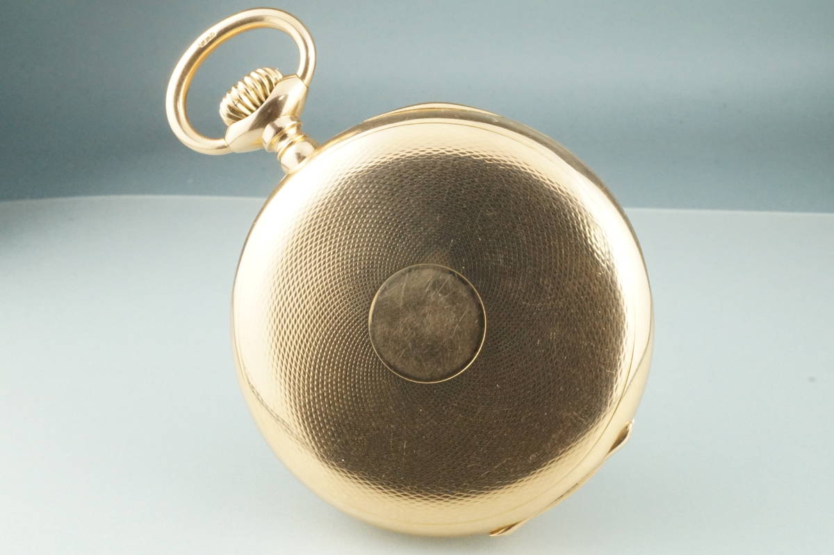 パテックフィリップ クロノメトロ ゴンドーロ　PG 18金無垢 cal.21?　手巻き 懐中時計　PATEK PHILIPPE CHRONOMETRO GONDOLO　アンティーク_6