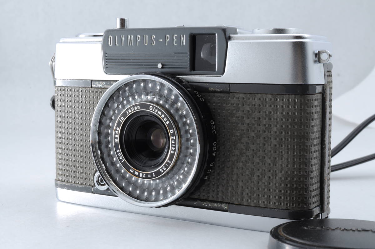 赤ベロOK 動作品 オリンパス OLYMPUS PEN EE-2 レンジファインダー コンパクトフィルムカメラ 管Q4540