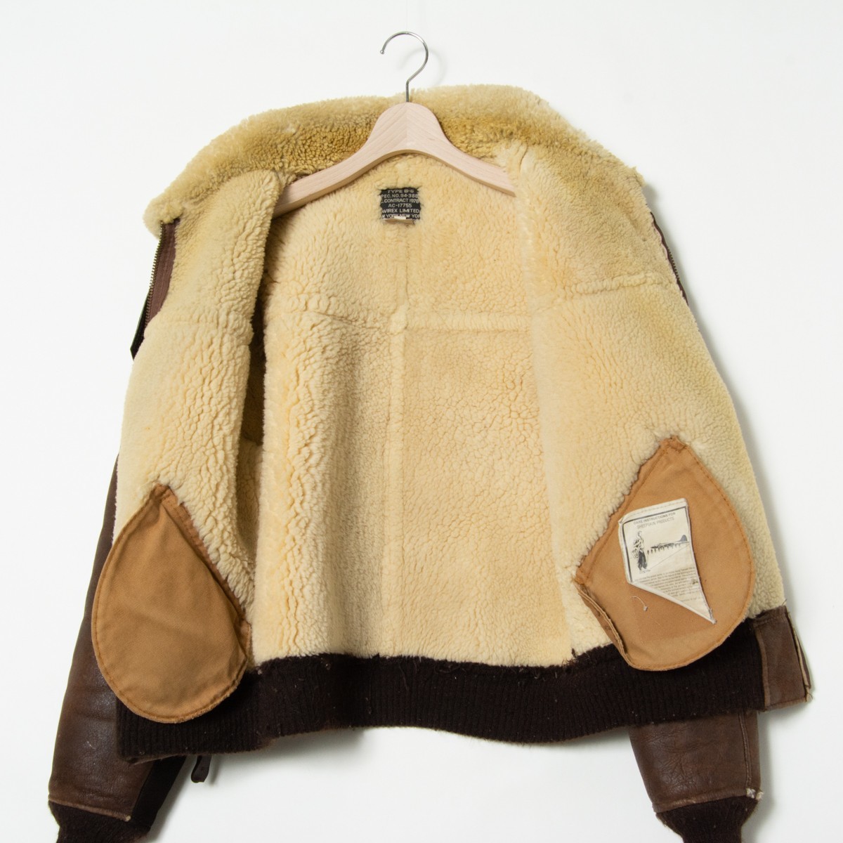 1978-01 ヴィンテージ USA製 B-6 フライトジャケット AVIREX 34