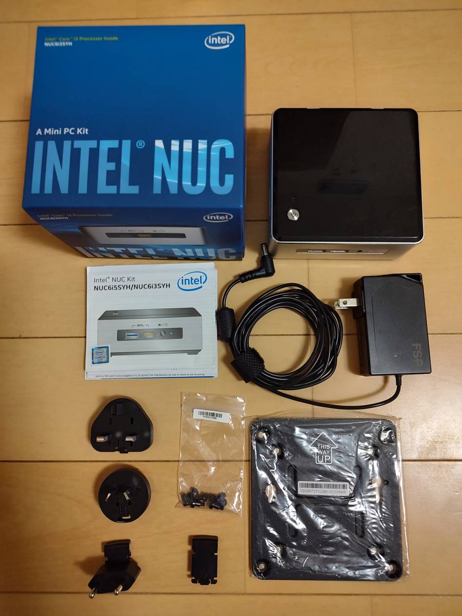 Intel NUCキット NUC6i3SYH Core i3-6100U搭載(ベアボーンキット