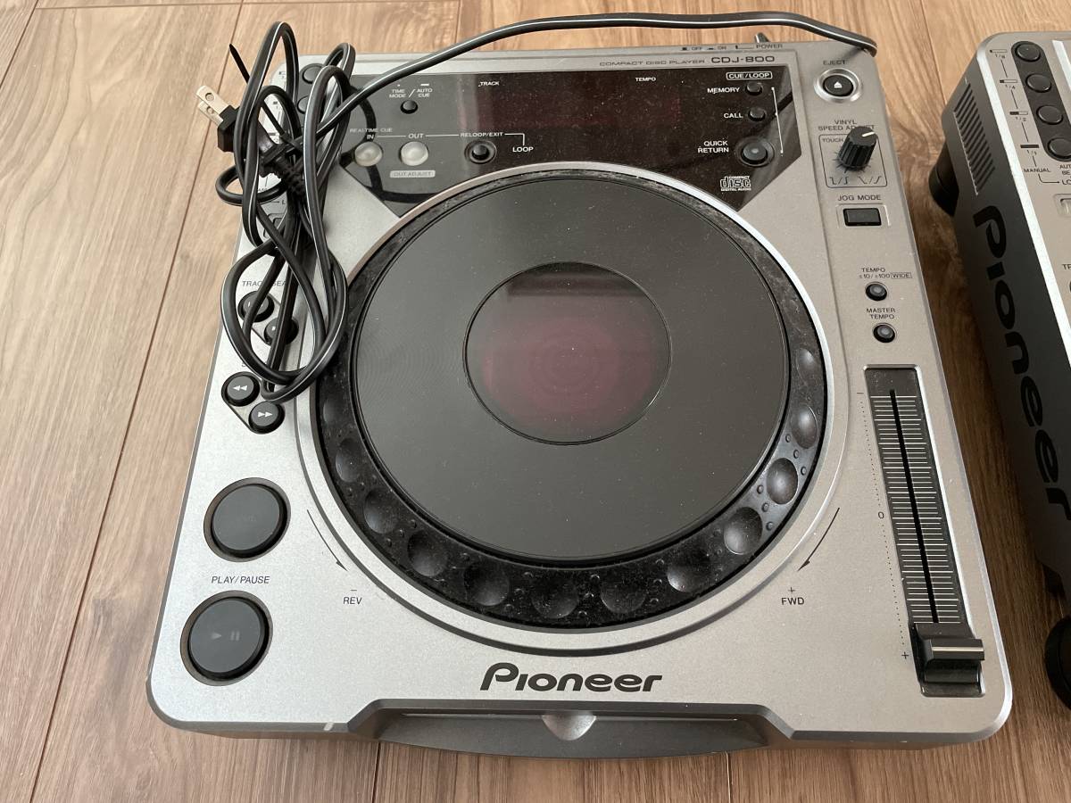 Pioneer CDJ-800mk2 2台セット CDJ ターンテーブル Pioneer CDJ-800MK2