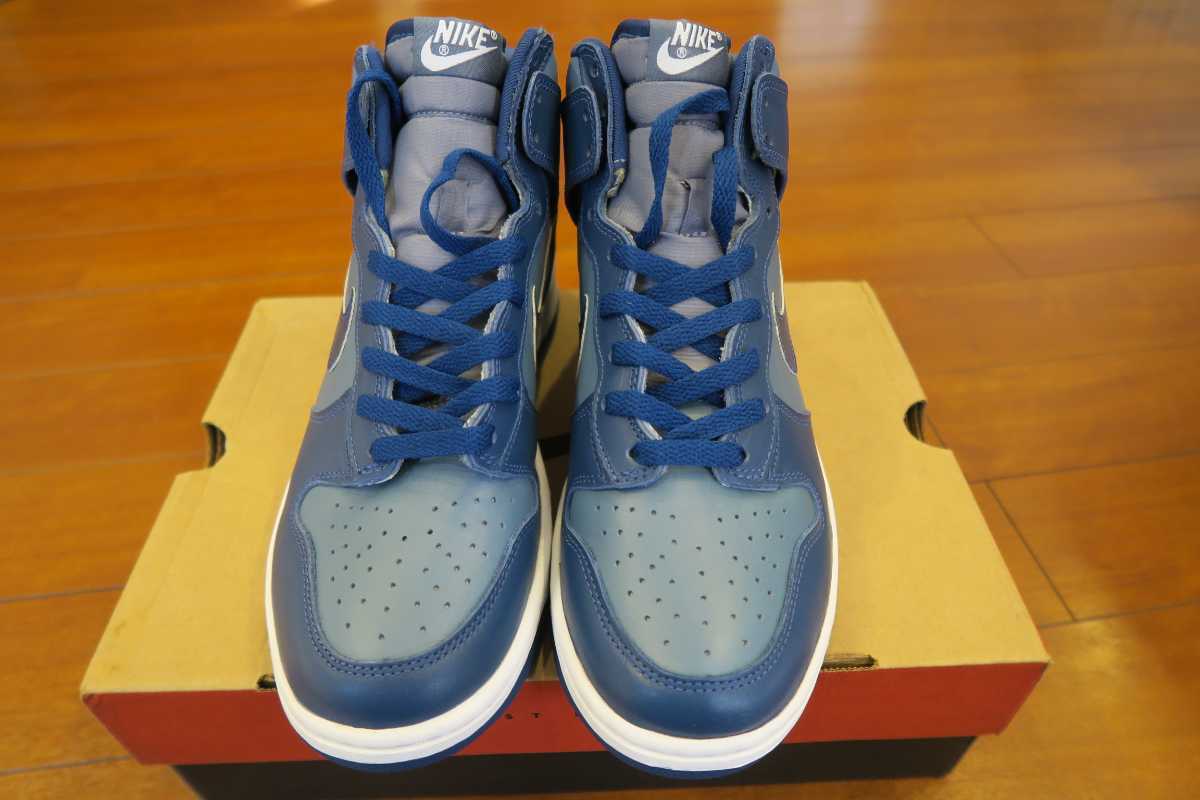 1999年製 NIKE DUNK HIGH LE ストームグレー/紺 US10 28cm 新品未使用 