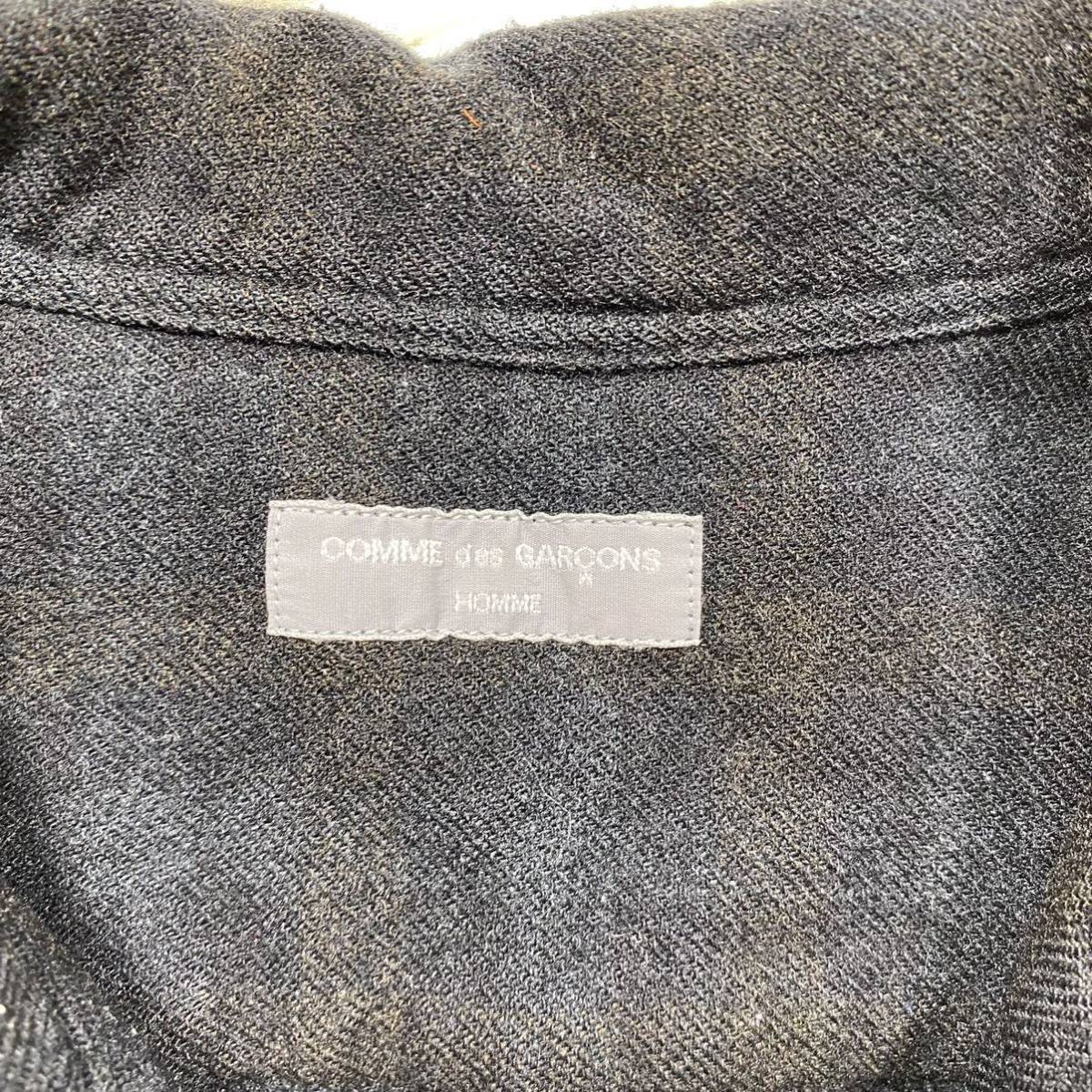 超希少 COMME des GARCONS コムデギャルソンオム □オープンカラー  