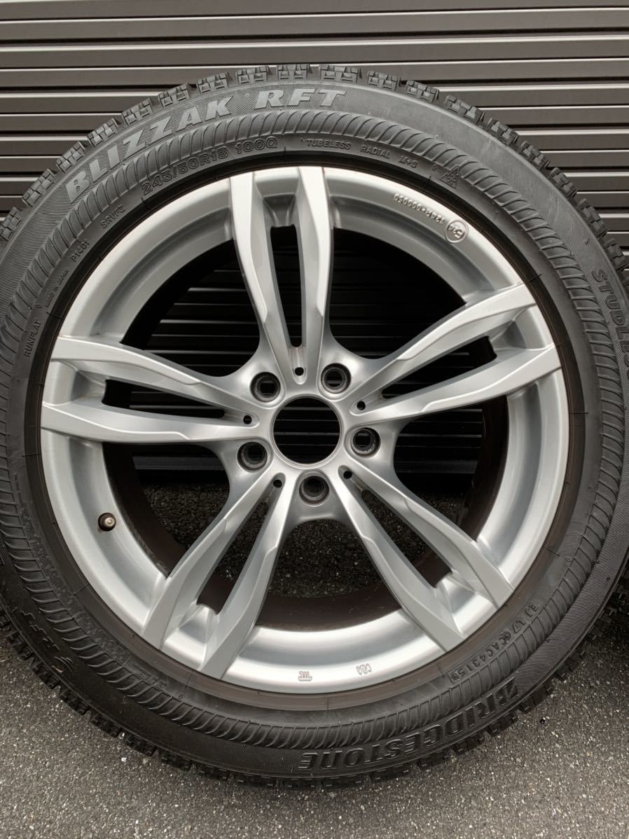 BMW X3 F25 235／55／18ホイール＋スタッドレス 4本セット 