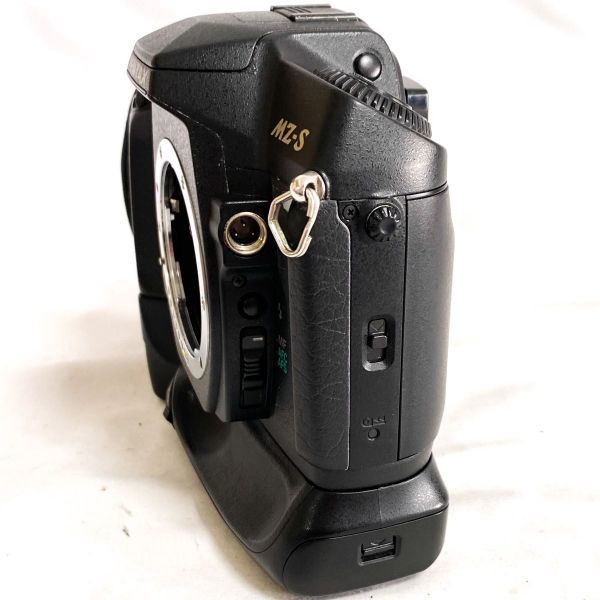 難あり】PENTAX MZ-S ブラックボディ + BATTERY GRIP BG-10 + 視度調整