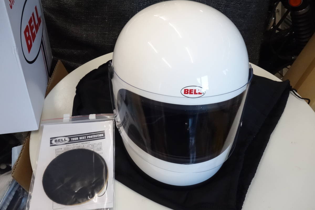BELL STARⅡ ホワイト　白　ベル　　Lサイズ　59 60 族ヘル　　新品未使用