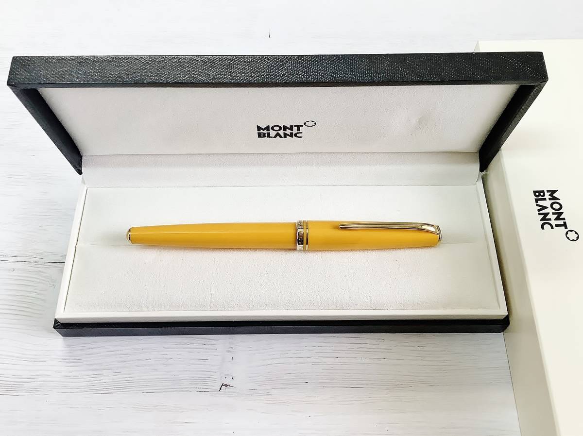 良品】 万年筆 モンブラン ジェネレーション イエロー montblanc 14k