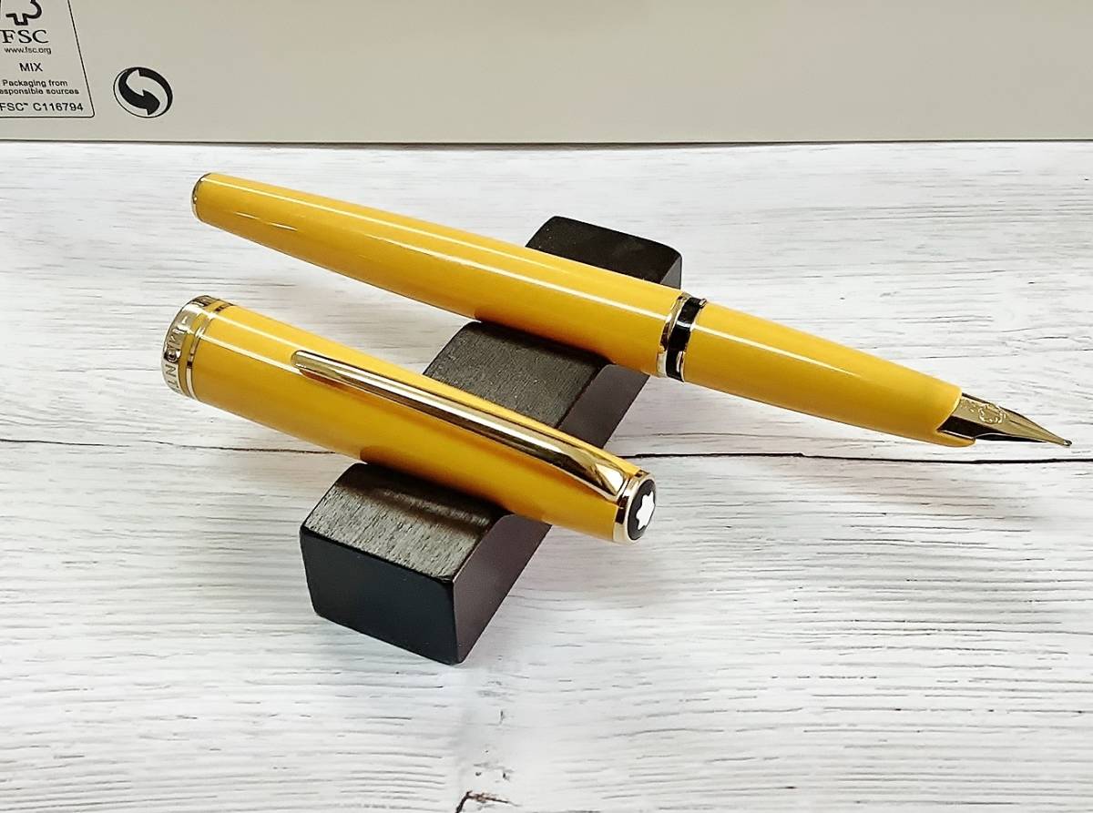 良品】 万年筆 モンブラン ジェネレーション イエロー montblanc 14k