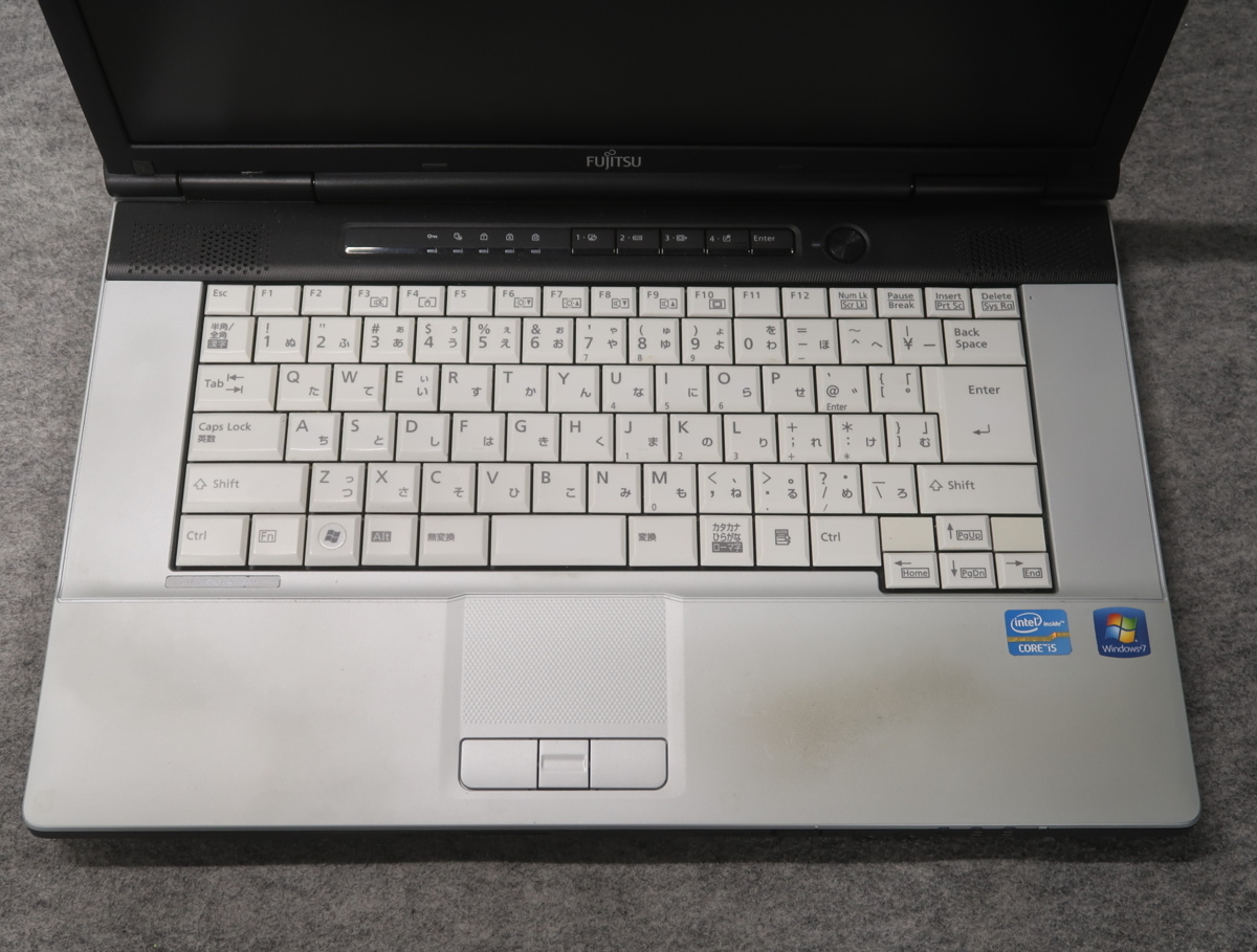 富士通 LIFEBOOK E741/C Core i5-2520M 2.5GHz 2GB DVDスーパーマルチ