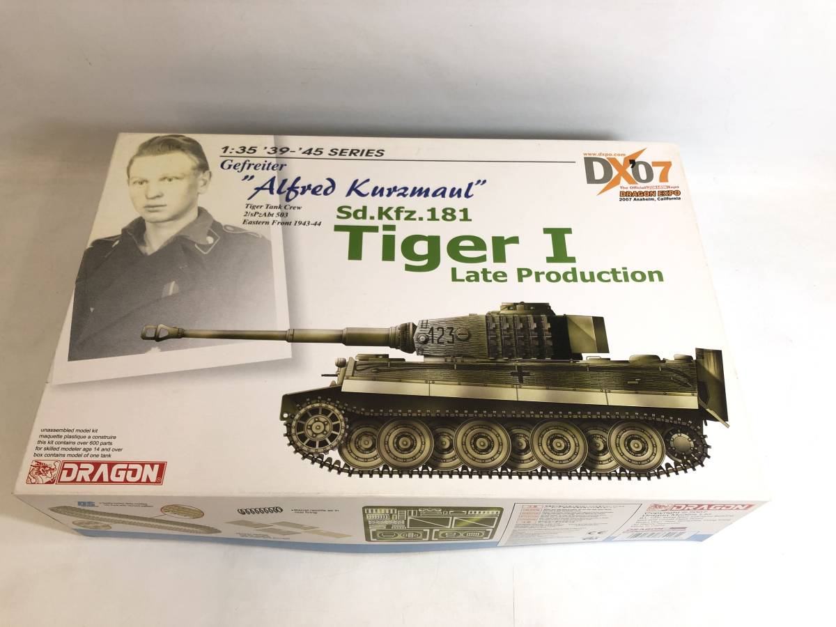 限定セール，人気セール T210105-01K/ Dragon ドラゴン 1/35 6416 Tiger I タイガー1 Late Production Alfred Kurzmaul Dx07 Model Tank プラモデル 戦車 未組立(その他)｜売買されたオークション情報、yahooの商品情報をアーカイブ公開 - オー その他
