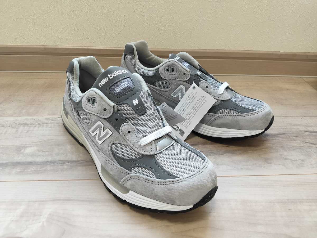 26.5cm 新品 訳有 NEW BALANCE ニューバランス M992GR グレー アメリカ 