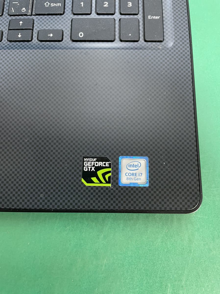 DELL/ゲーミングPCグラフィックスGTX 1050Ti/i7-8750H/CPU：2.20