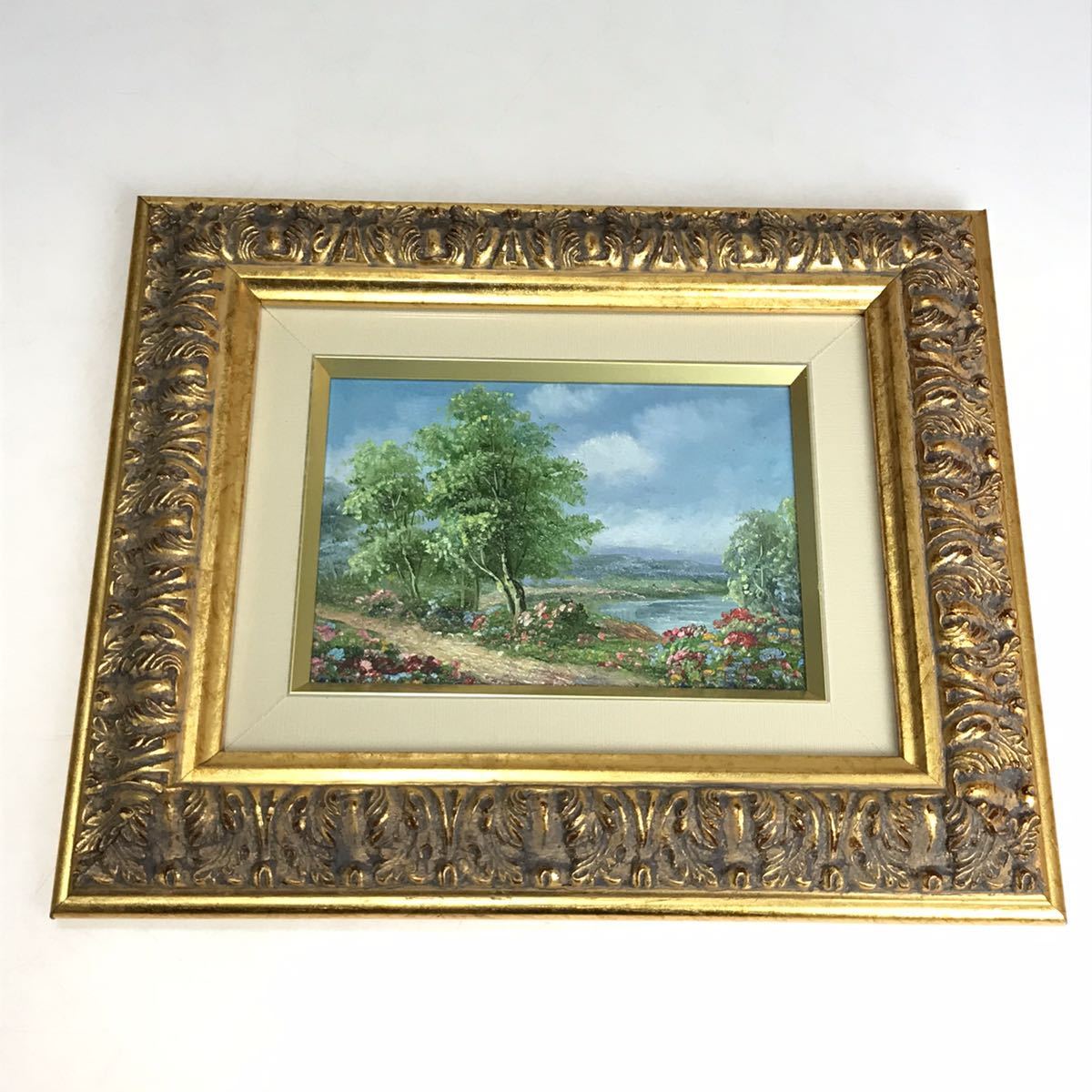 油彩画】 「ダイビングショップ」 F4号 油絵 【公式通販】