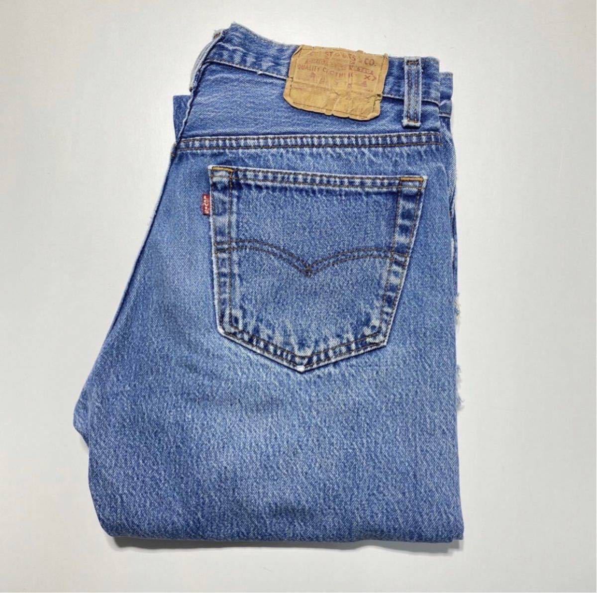 限定セール，低価 W33/L36 90s Levi's 501 Regular Denim Pants Small e 90年代 リーバイス 501 レギュラー デニム パンツ スモールe USA製 Y1099(W33)｜売買されたオークション情報、yahooの商品情報をアーカイブ公開 - オークフ W33