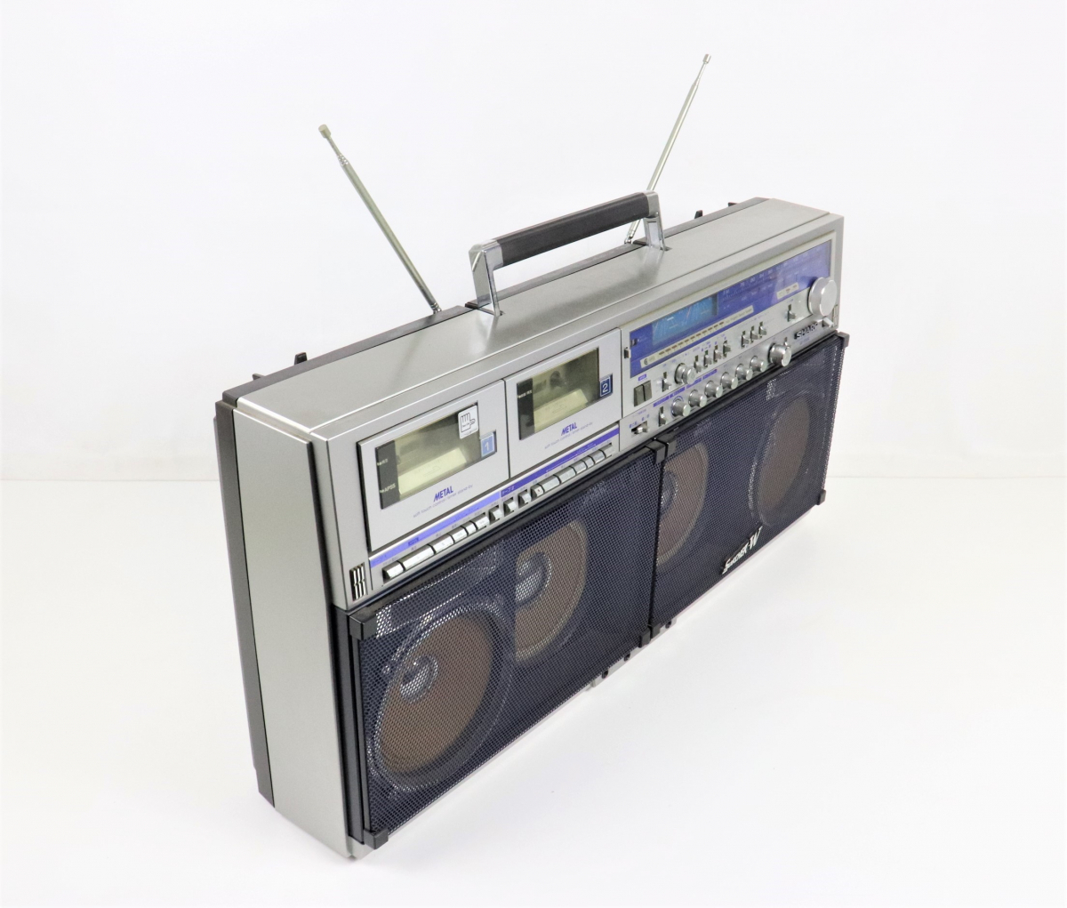 □SHARP THE SEACHER-W GF-1000 ダブルラジカセ サーチャーW シャープ