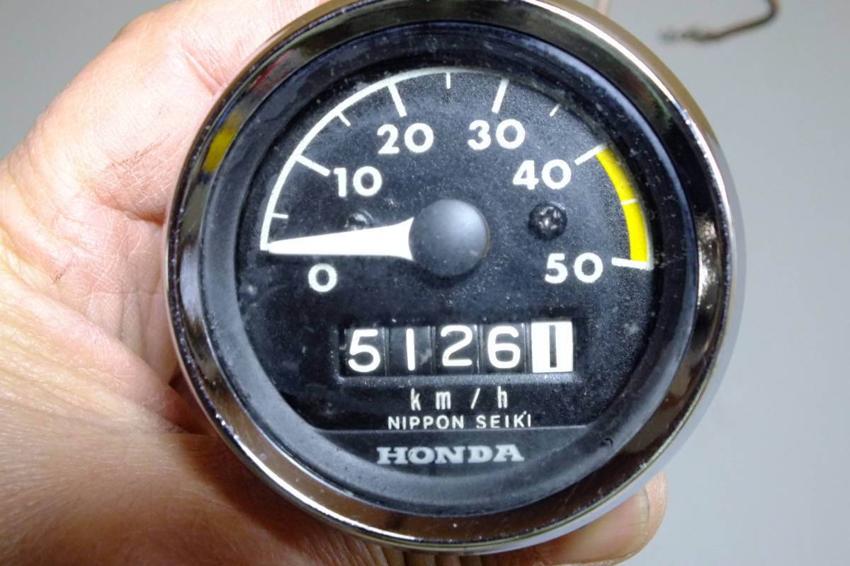 当時物 純正 スピードメーター ホンダ Z50M モンキー 中古希少品 実働品