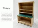 ■S686/美品/パイン材/シャビーシック/本棚/ブックシェルフ/木製