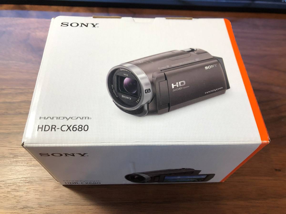 1円スタート売切】SONY ハンディカム HDR-CX680 ビデオカメラ