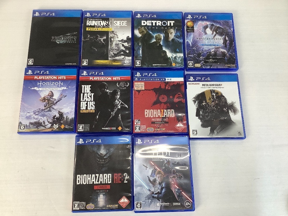 受け渡し予定者確定】PS4本体+ソフト18本